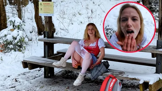 dağdaki fahişe! şimdi zaten yürüyüş parkurunda sikişiyorlar! bu dağ merasında günah yok!