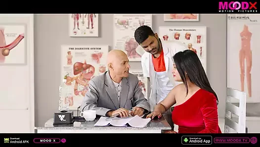 Hint Kız sahip olan Seks ile Doktor ve Compounder üçlü Web series