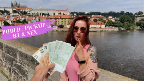 Çekyada köprüde tavladığı rus turisti parkta sikiyor
